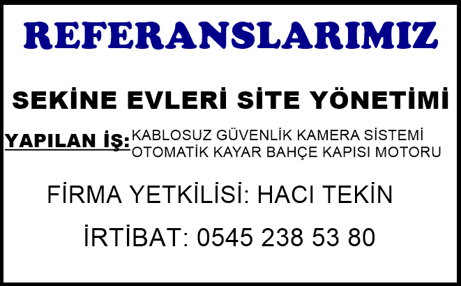SEKİNE EVLERİ SİTE YÖNETİMİ