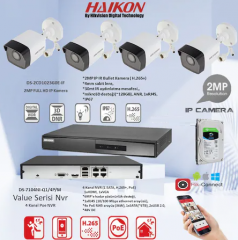 HAİKON 4 İP KAMERALI FUL SET